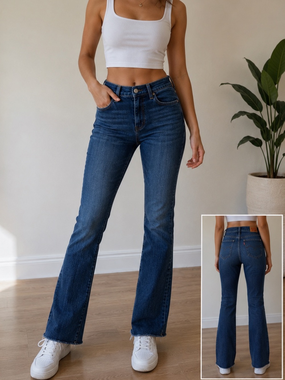 Levi’s 315 Shaping Bootcut Jeans – Size 28 – Dark Wash